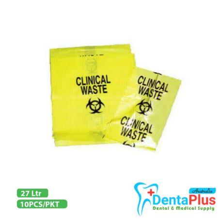 Yellow Waste Bags - 27Ltr - 10pcs/pkt