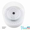 Bur Holders 60 Holes Plastic with Clear Lid – Round #Each - white