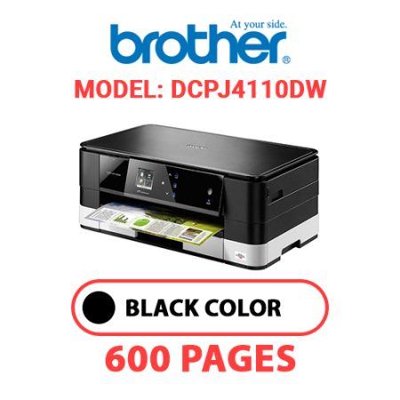 BROTHER DCPJ4110DW PRINTER - BLACK INK