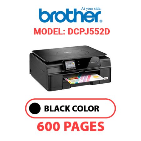 BROTHER DCPJ552D PRINTER - BLACK INK