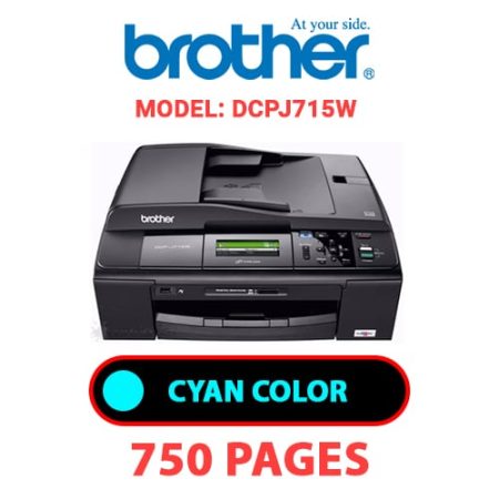 BROTHER DCPJ715W - CYAN INK