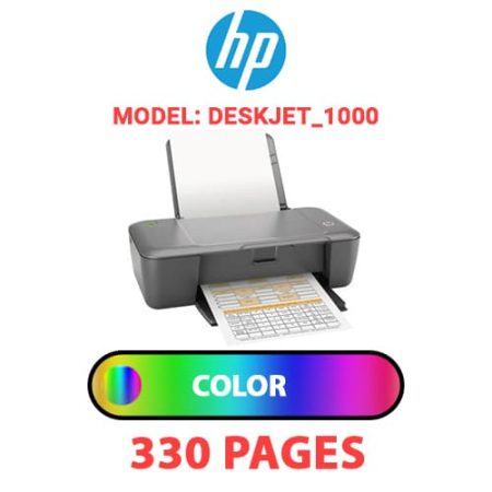 HP Deskjet_1000 - COLOR INK