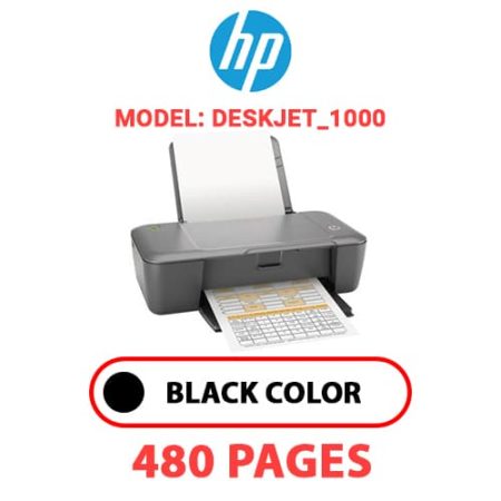 HP Deskjet_1000 - BLACK INK