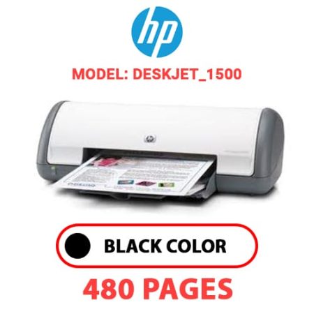 HP Deskjet_1500 - BLACK INK
