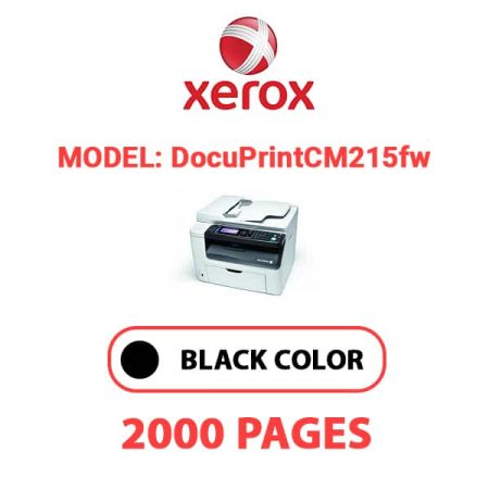 XEROX DocuPrint CM215fw - Black Toner Cartridge