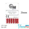 Finger Spreaders Thomas 21mm #6pcs/pkt - 3-25-red