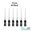 H Files - 6pcs/pkt - 21-mm - 40-black