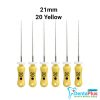 H Files - 6pcs/pkt - 21-mm - 20-yellow