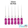 H Files - 6pcs/pkt - 25-mm - 06-pink
