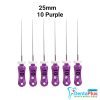 H Files - 6pcs/pkt - 25-mm - 10-purple