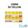 H Files - 6pcs/pkt - 25-mm - 50-yellow