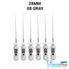 H Files - 6pcs/pkt - 28-mm - 08-gray