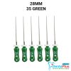 H Files - 6pcs/pkt - 28-mm - 35-green