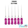 H Files - 6pcs/pkt - 28-mm - 06-pink