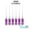 H Files - 6pcs/pkt - 28-mm - 10-purple