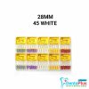 H Files - 6pcs/pkt - 28-mm - 45-white
