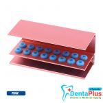 Bur Holder 16 Holes Assorted Color Block Sterilizer Stand with Silicone