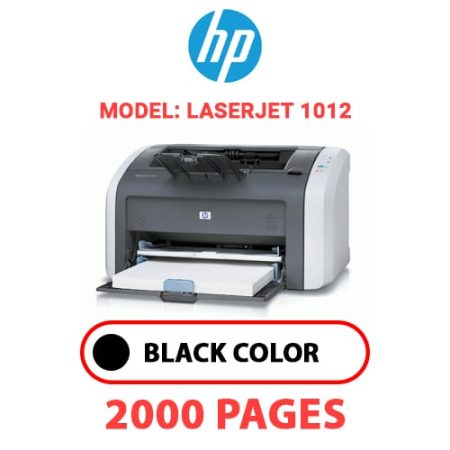 HP LaserJet 1012 -  BLACK TONER