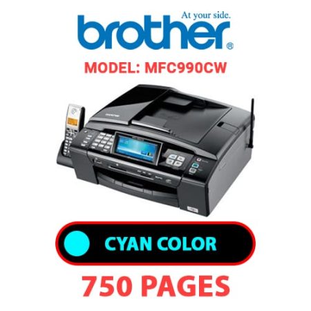 BROTHER MFC990CW - CYAN INK