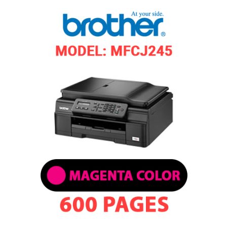 BROTHER MFCJ245 PRINTER - MAGENTA INK