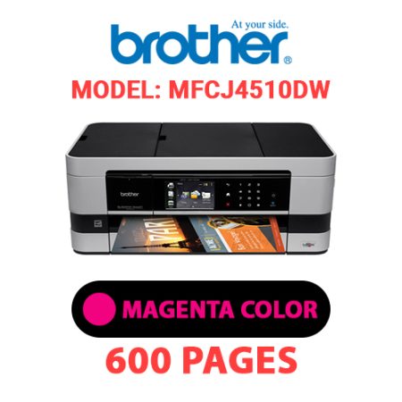 BROTHER MFCJ4510DW PRINTER - MAGENTA INK