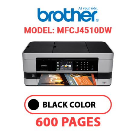 BROTHER MFCJ4510DW PRINTER - BLACK INK