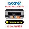 BROTHER MFCJ4510DW PRINTER - YELLOW INK