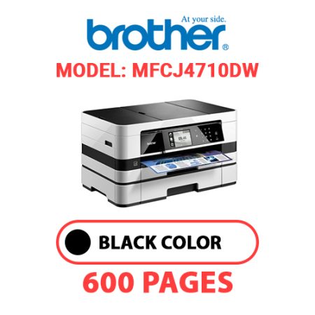 BROTHER MFCJ4710DW PRINTER - BLACK INK