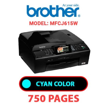 BROTHER MFCJ615W - CYAN INK