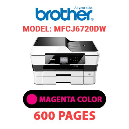 BROTHER MFCJ6720DW PRINTER - MAGENTA INK