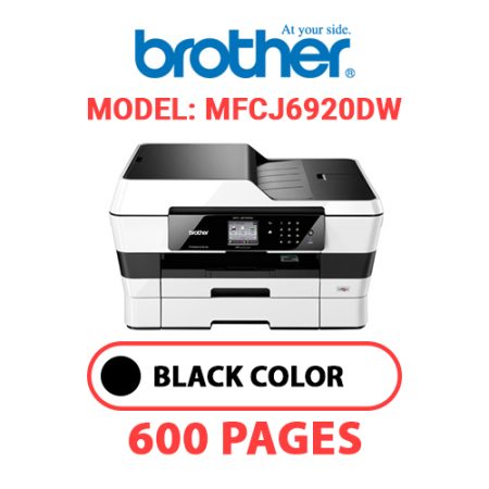 BROTHER MFCJ6920DW PRINTER - BLACK INK