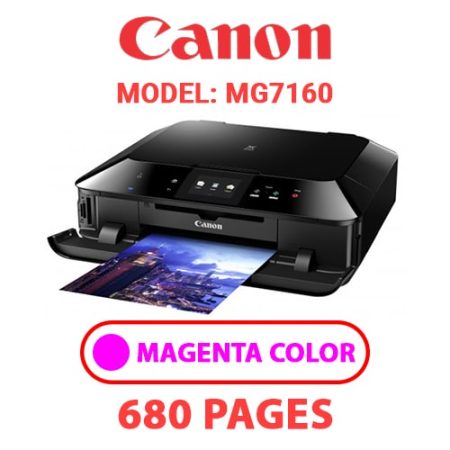 CANON MG7160 PRINTER - MAGENTA INK