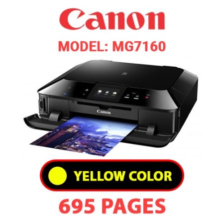 CANON MG7160 PRINTER - YELLOW INK