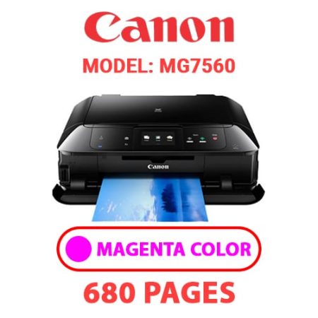 CANON MG7560 PRINTER - MAGENTA INK