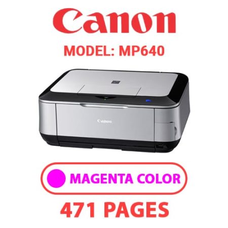 CANON MP640 PRINTER - MAGENTA INK