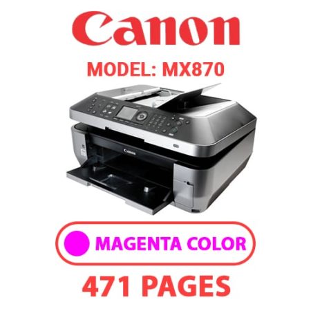 CANON MX870 PRINTER - MAGENTA INK