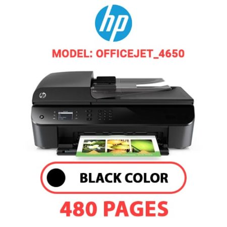 HP OfficeJet_4650 - BLACK INK