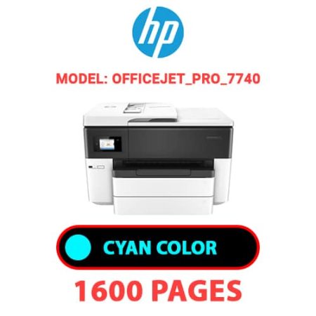 HP OfficeJet_Pro_7740 - CYAN INK