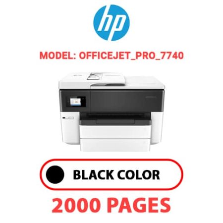 HP OfficeJet_Pro_7740 - BLACK INK