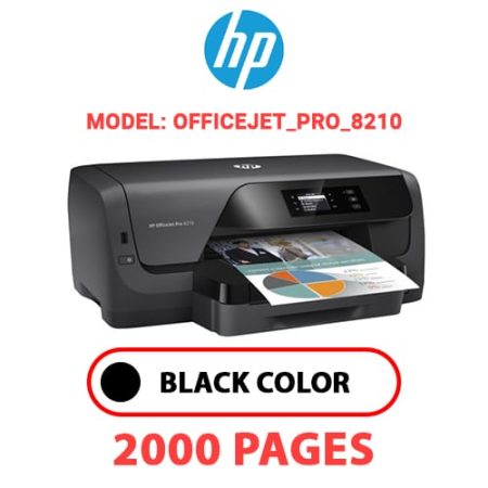 HP OfficeJet_Pro_8210 - BLACK INK