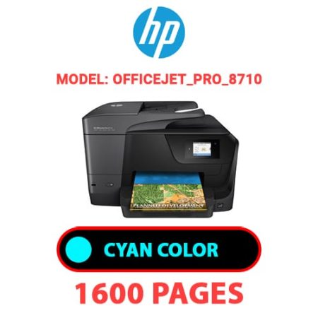 HP OfficeJet_Pro_8710 - CYAN INK