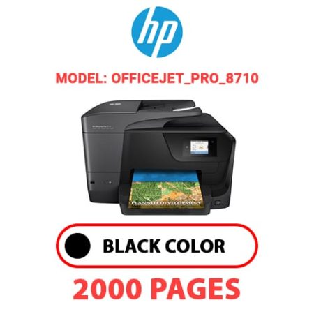 HP OfficeJet_Pro_8710 - BLACK INK
