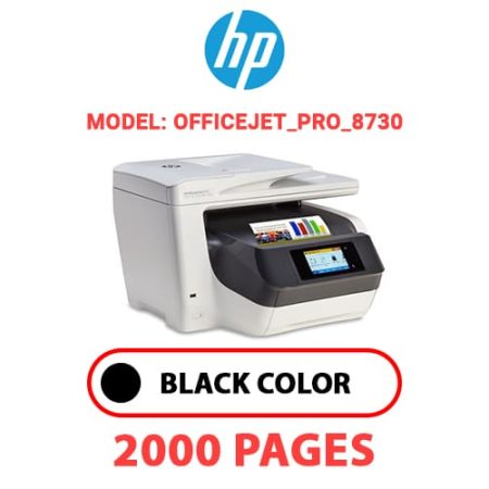 HP OfficeJet_Pro_8730 - BLACK INK