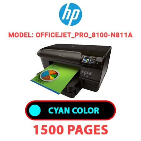 HP Officejet_Pro_8100-N811a - CYAN INK