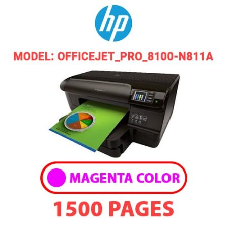 HP Officejet_Pro_8100-N811a - MAGENTA INK