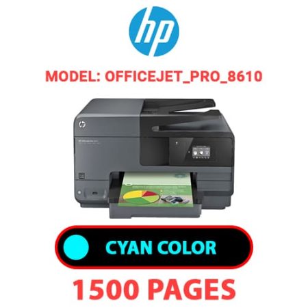 HP Officejet_Pro_8610 - CYAN INK