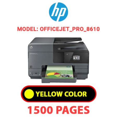 HP Officejet_Pro_8610 - YELLOW INK