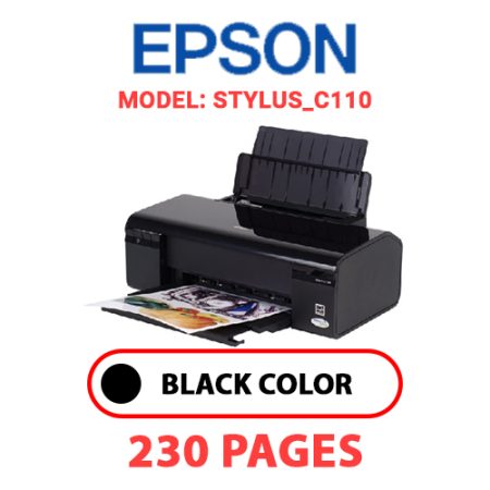 EPSON STYLUS_C110 PRINTER - BLACK INK