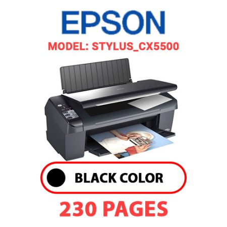 EPSON STYLUS_CX5500 PRINTER - BLACK INK