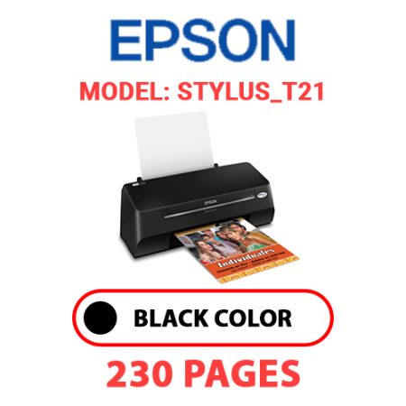 EPSON STYLUS_T21 PRINTER - BLACK INK
